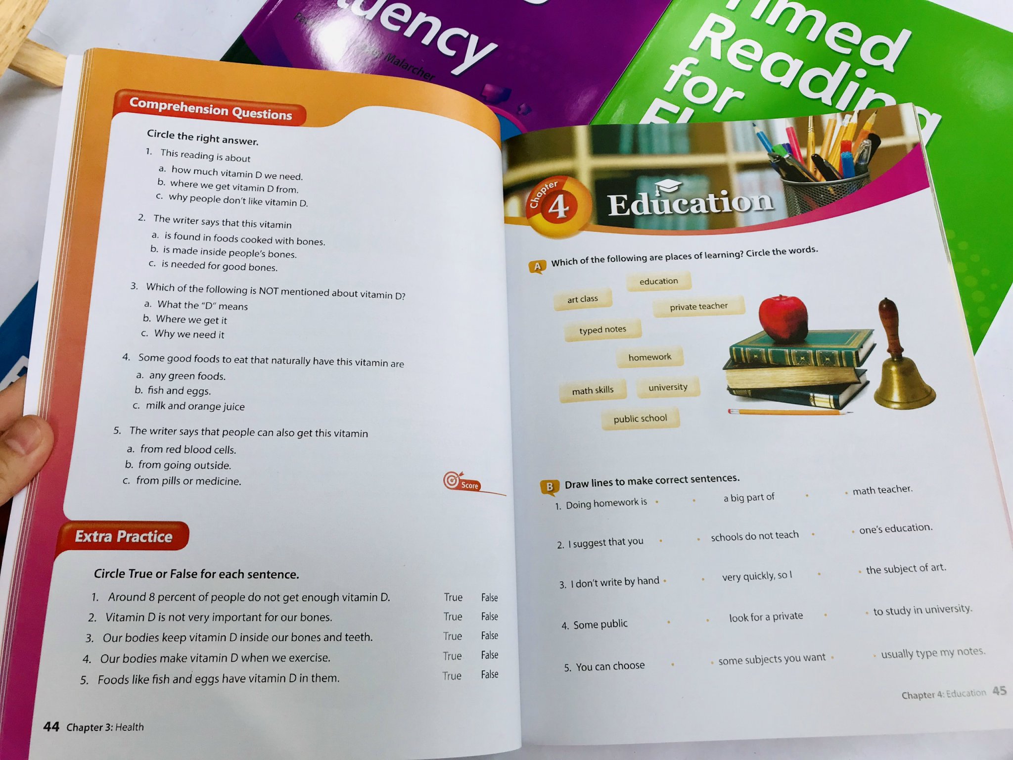 Timed Reading for Fluency Level 1-4 (Sách nhập) - 4 quyển