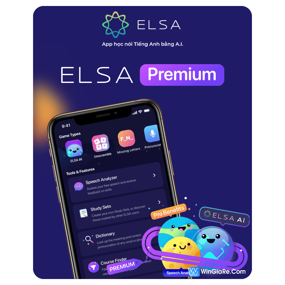Tài khoản Elsa Premium - Gói 1 năm