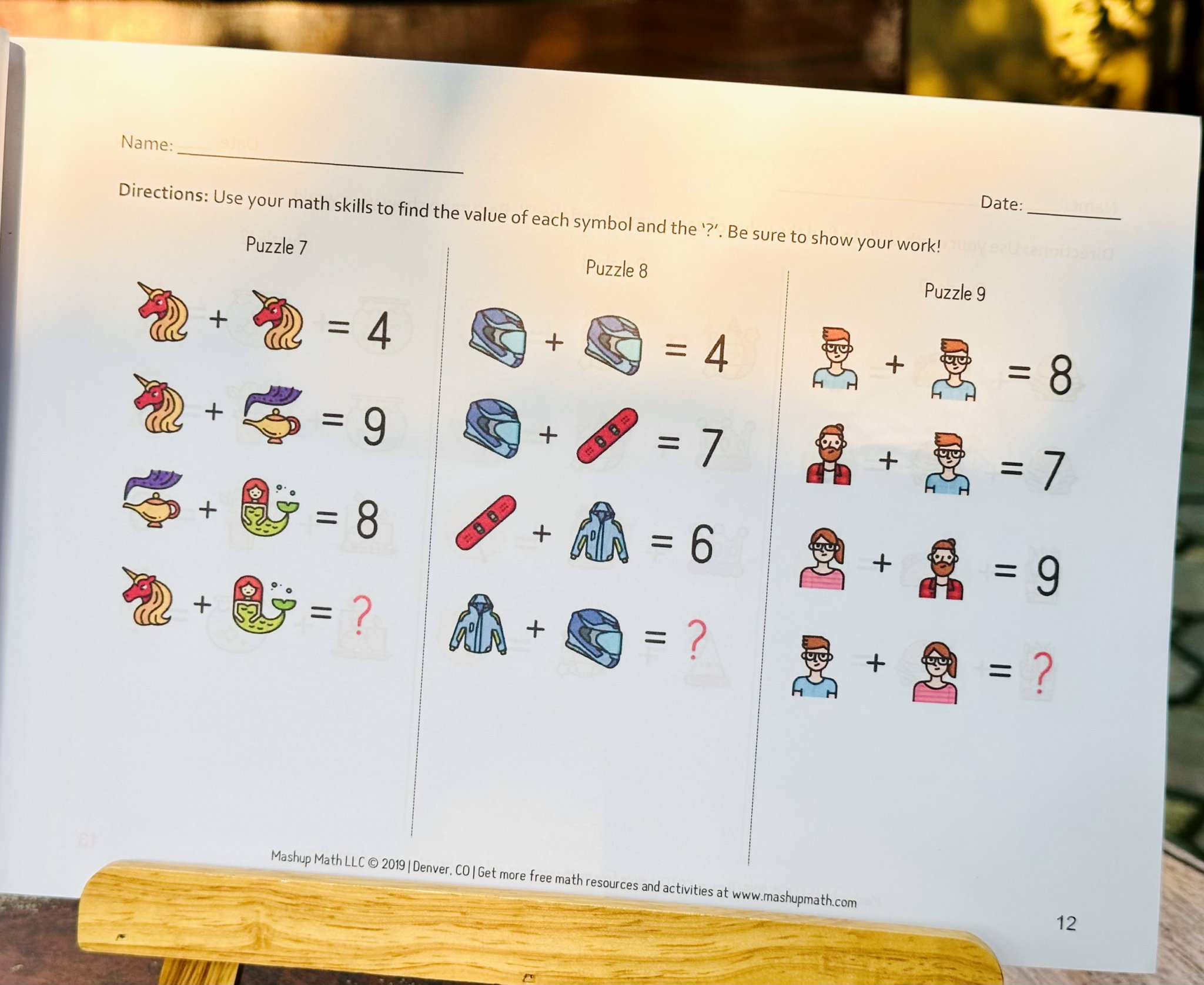 Tư duy logic- Luyện IQ- The Big Book of Super Fun Math Puzzles