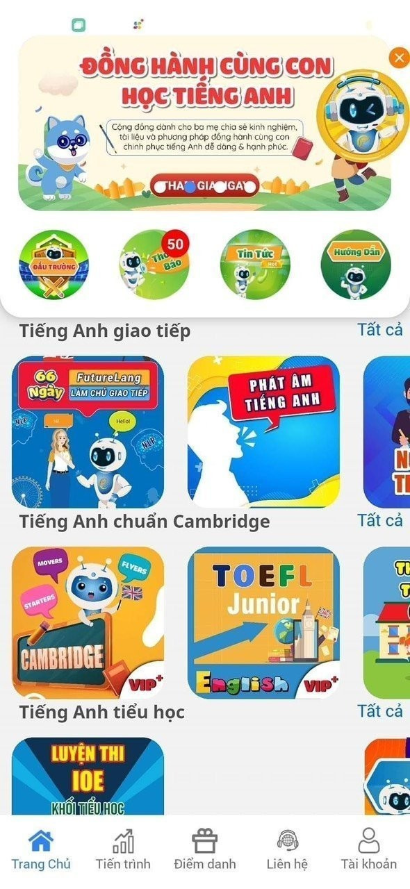 Futurelang  Gói 1 năm