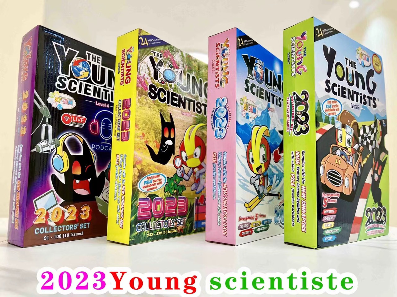 The Young scientists - Tạp chí khoa học bản tiếng anh (Sách nhập) - 40 quyển trọn bộ 4 levels