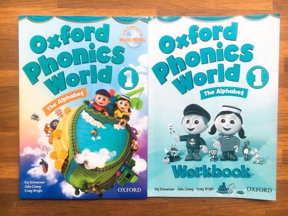 Oxford Phonics World level 1 (Sách nhập) - Bộ 2 quyển tặng kèm file nghe và video