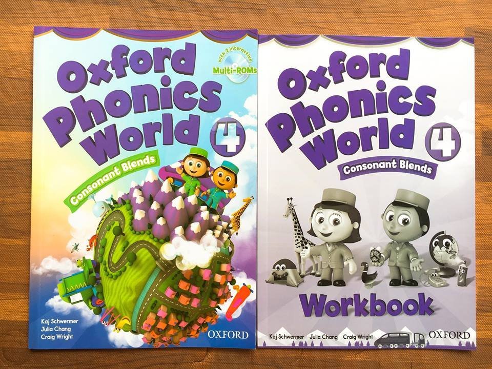 Oxford Phonics World level 4 (Sách nhập) - Bộ 2 quyển tặng kèm file nghe và video