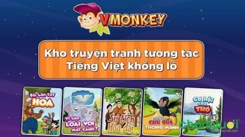 VMonkey - Ứng dụng học Tiếng Việt vững chắc cho trẻ mầm non và tiểu học- Gói 1 năm
