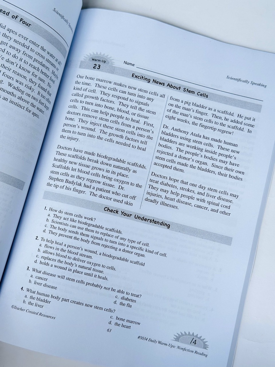 Daily Warm Up Nonfiction Reading - nâng cao kỹ năng đọc vô cùng bài bản - bộ 6 quyển