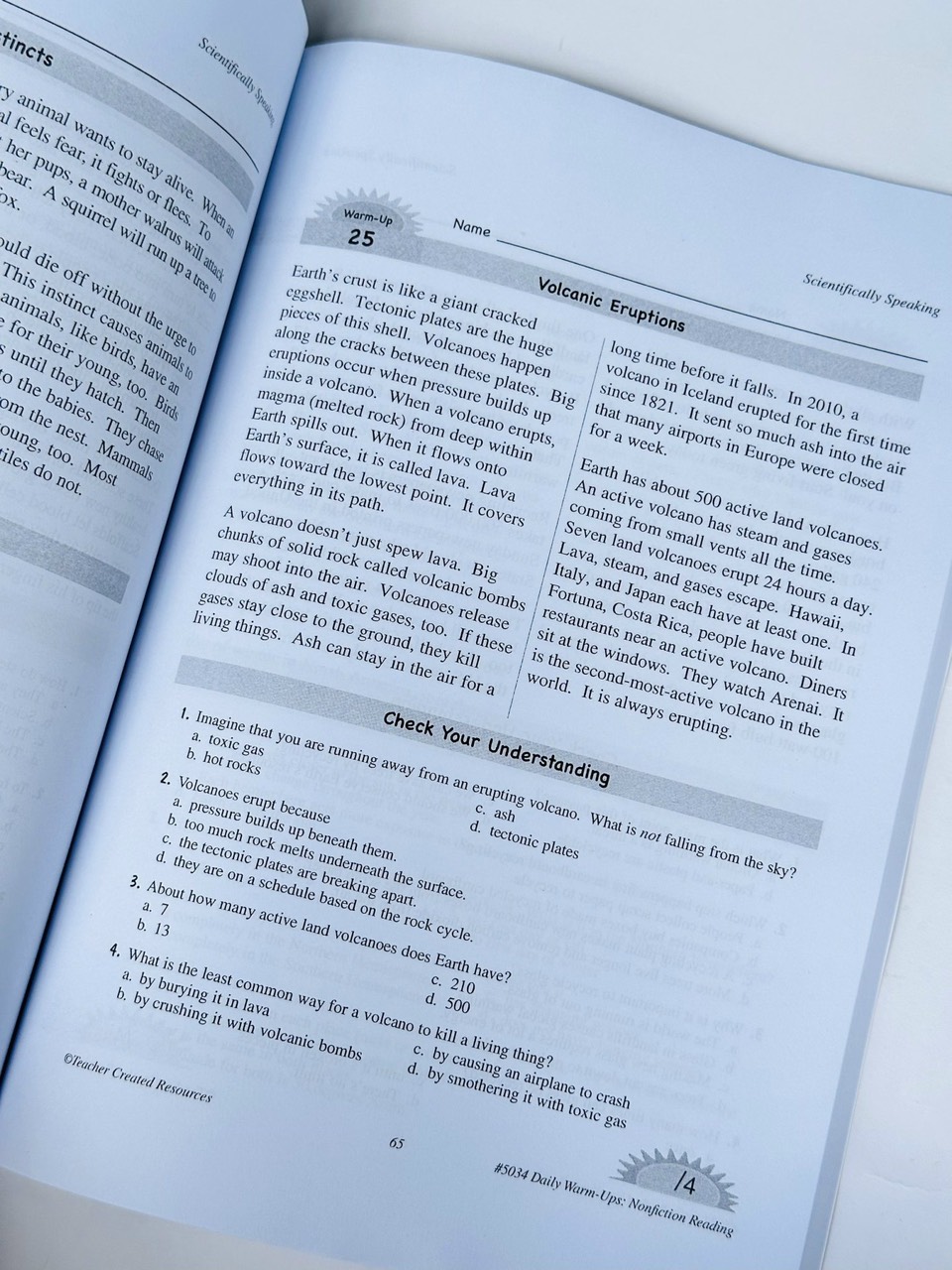 Daily Warm Up Nonfiction Reading - nâng cao kỹ năng đọc vô cùng bài bản - bộ 6 quyển