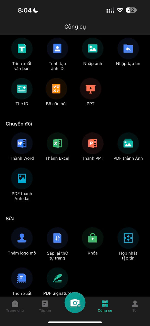 CamScanner gói 1 năm