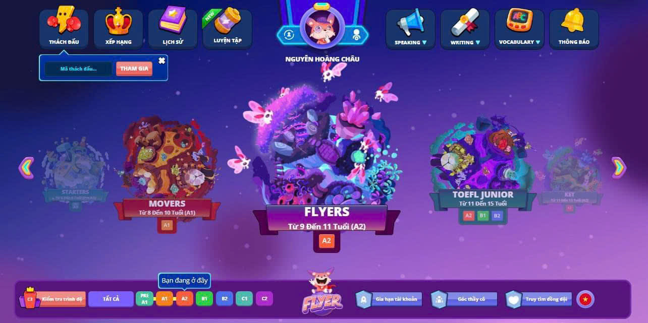 Phòng luyện thi ảo - Flyer - Gói 1 năm