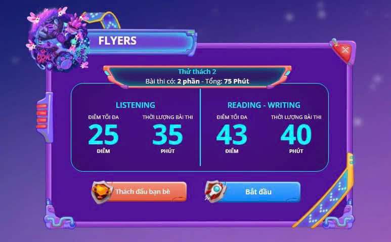 Phòng luyện thi ảo - Flyer - Gói 1 năm