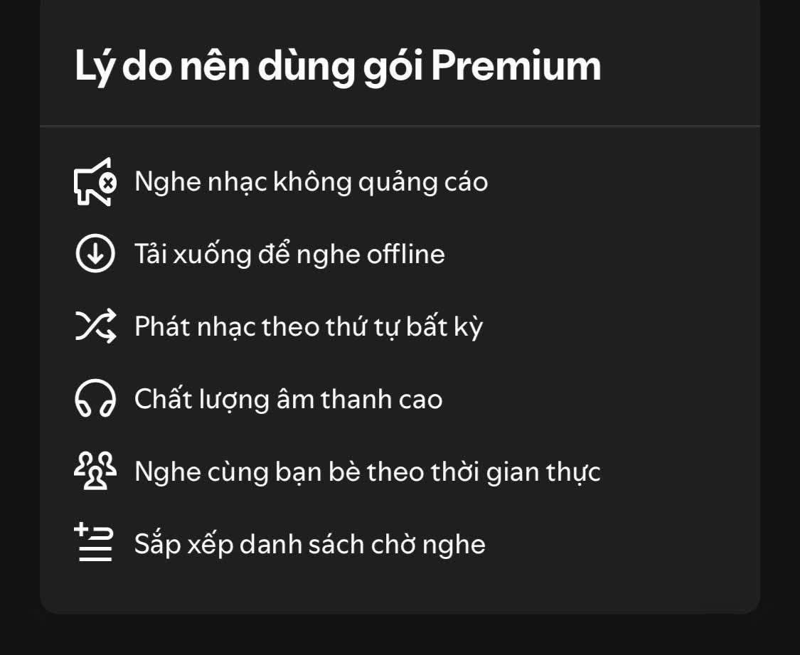 Tài khoản Spotify - Gói 1 năm