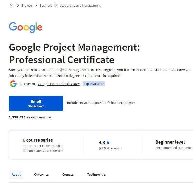 Coursera - gói 6 tháng