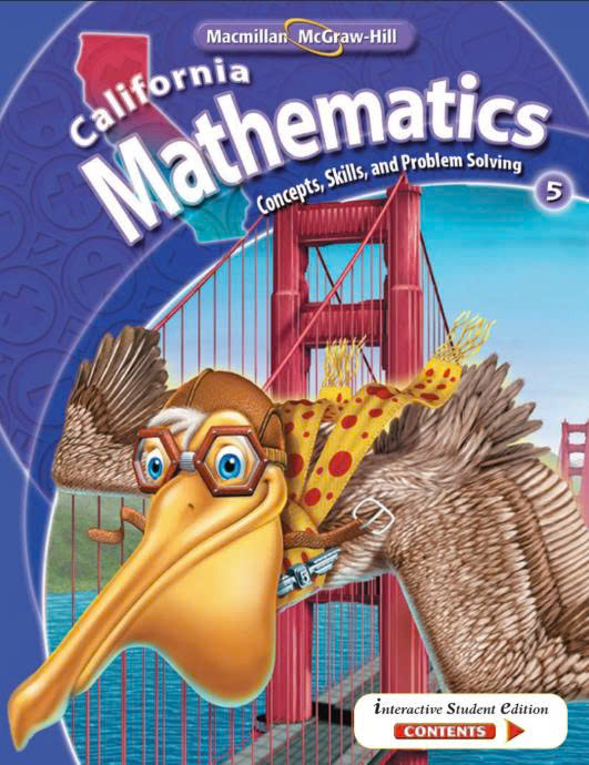 Califorinia Mathematics Concepts, Skills and Problem Solving - 7 grade - Sách đen trắng
