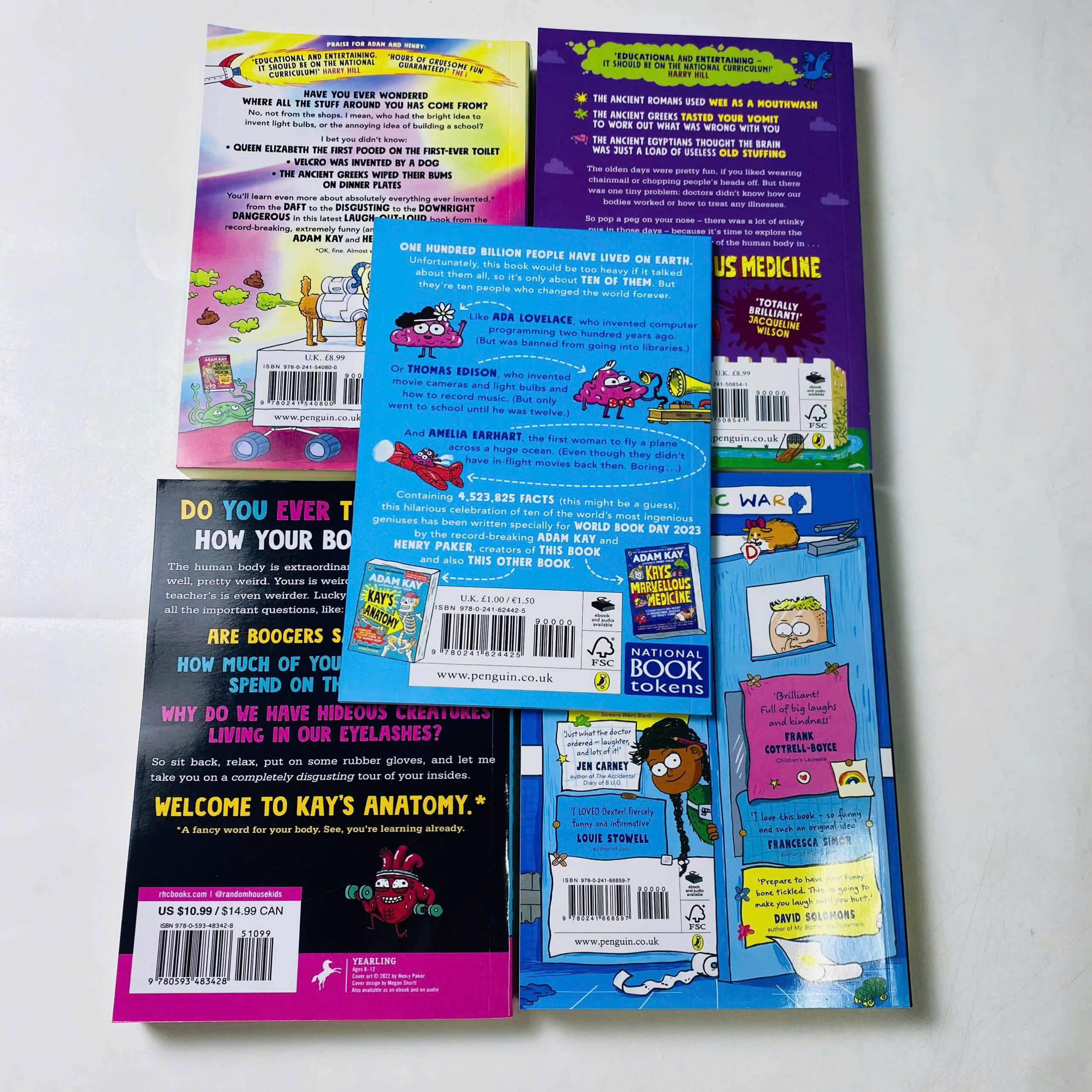 Adam kay (Sách nhập) - 5 quyển