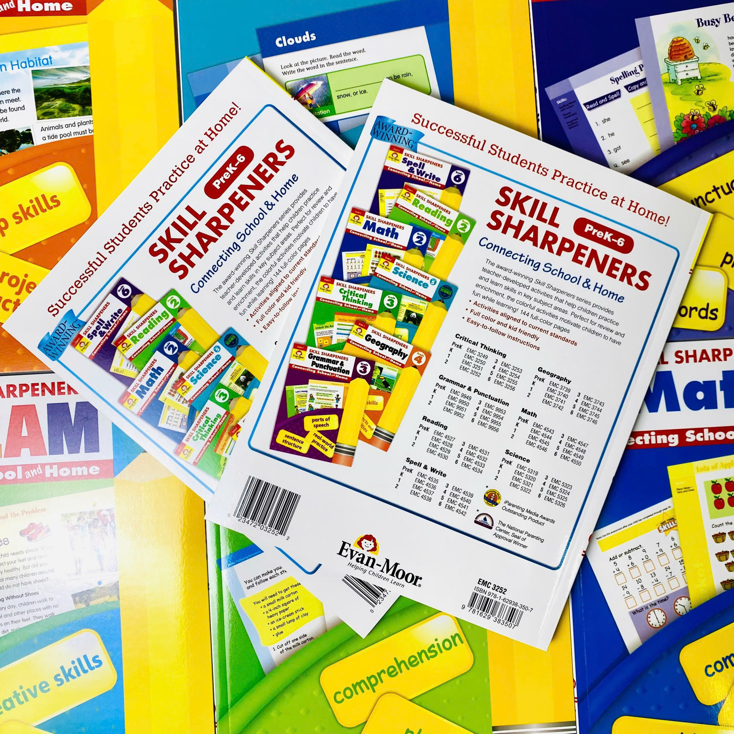 Skill Sharpeners - Level 2 - 8 quyển - Evan Moor - Cho bé 7-8 tuổi