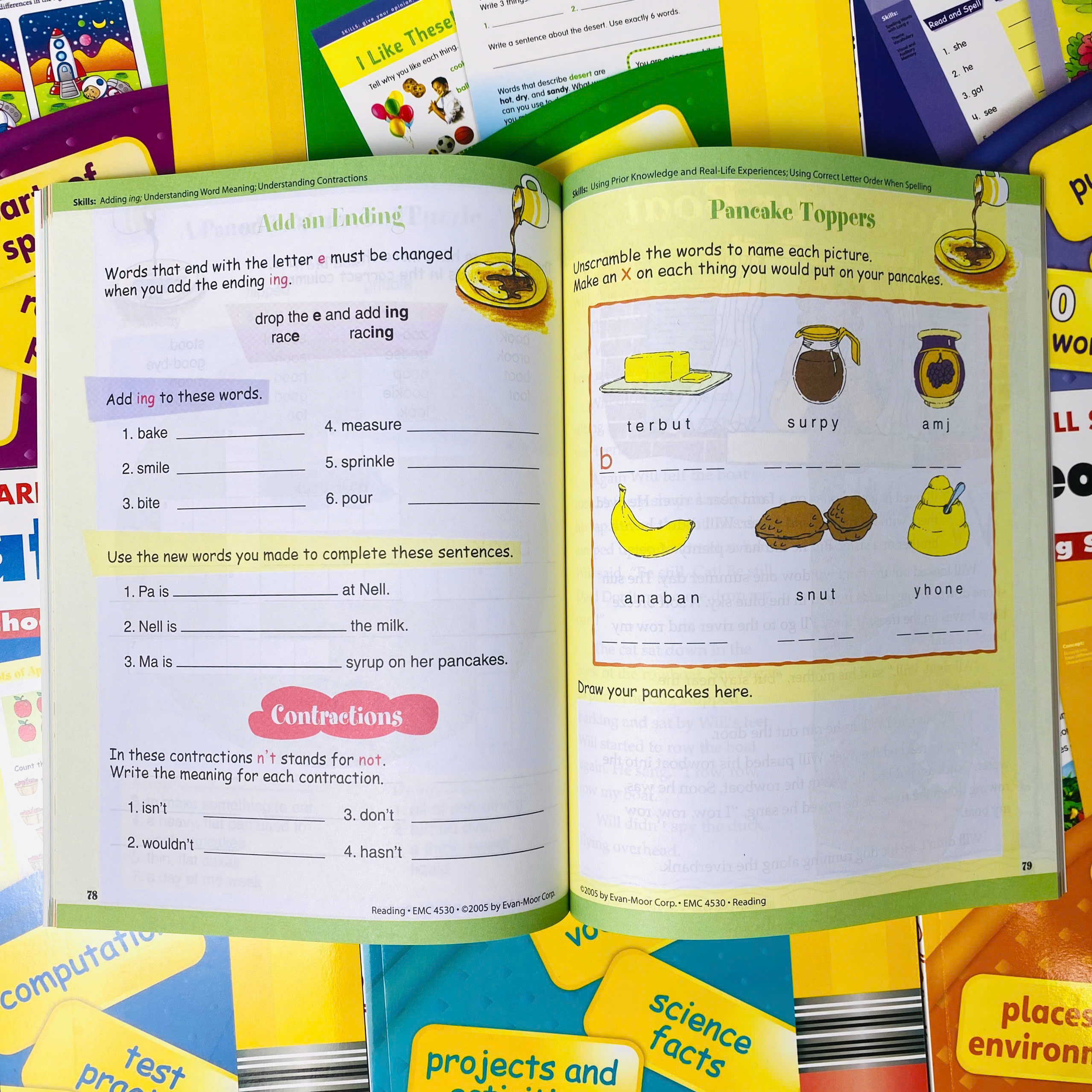 Skill Sharpeners - Level 2 - 8 quyển - Evan Moor - Cho bé 7-8 tuổi