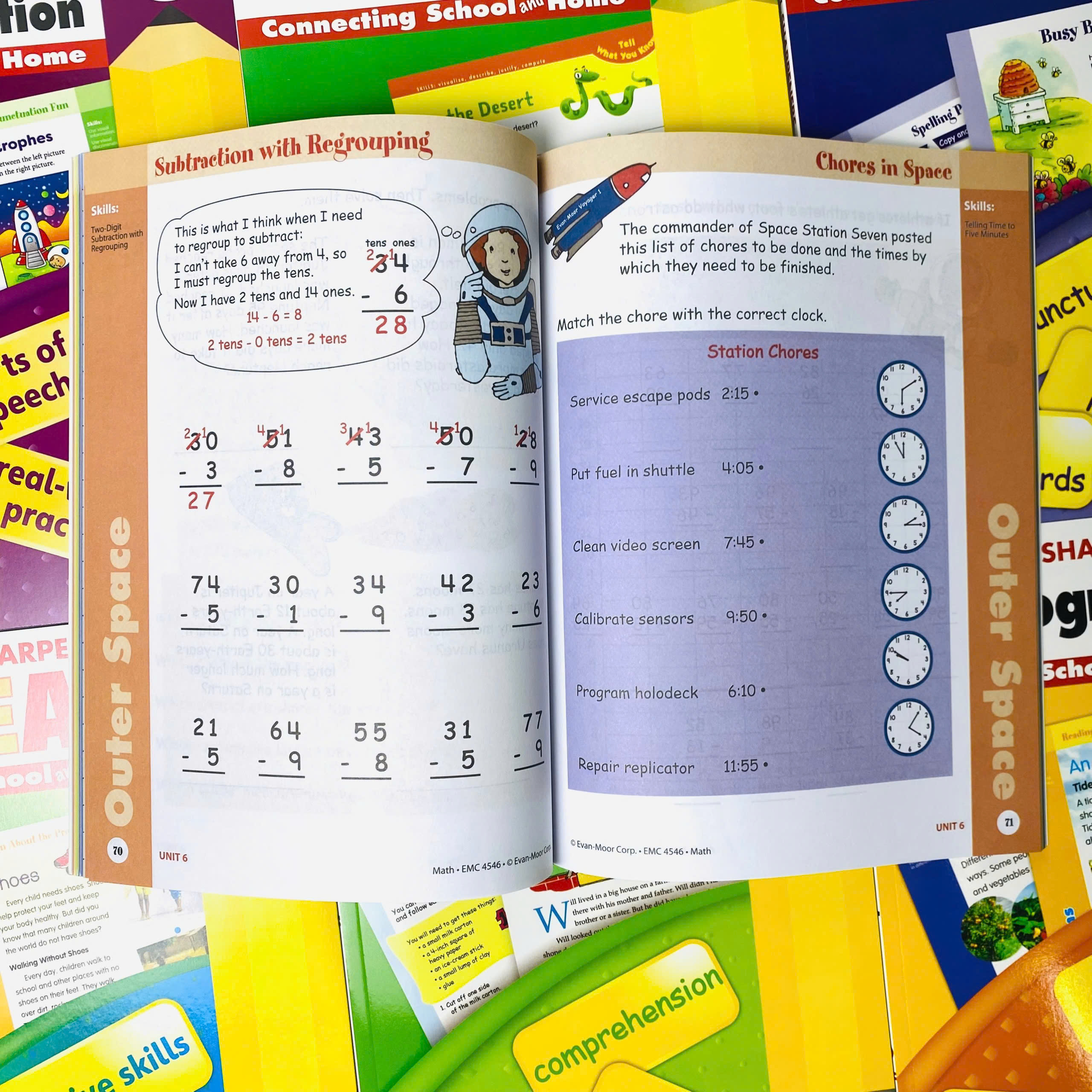 Skill Sharpeners - Level 2 - 8 quyển - Evan Moor - Cho bé 7-8 tuổi