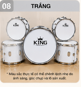 TRỐNG ĐỘI GỖ KING – ÂM THANH VANG, MẪU ĐẸP, CHUẨN NGHI THỨC ĐỘI