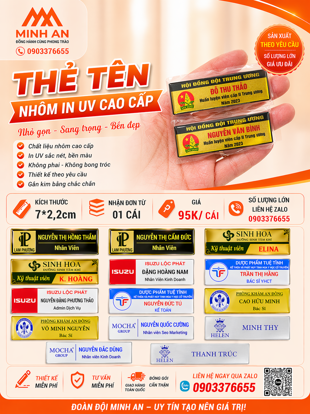 THẺ TÊN CÁC LOẠI