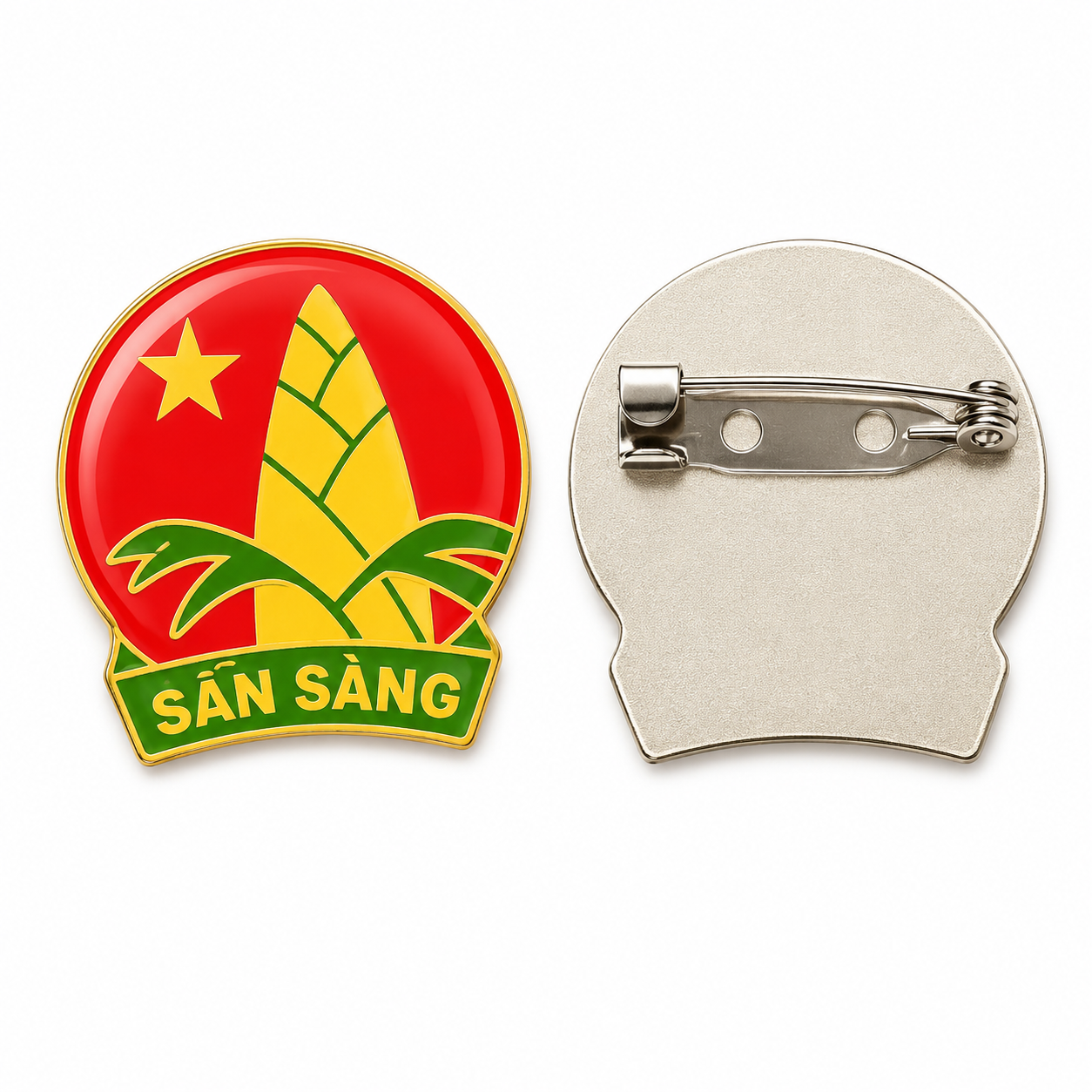 HUY HIỆU ĐỘI TNTP HỒ CHÍ MINH - NHỰA PHỦ BÓNG