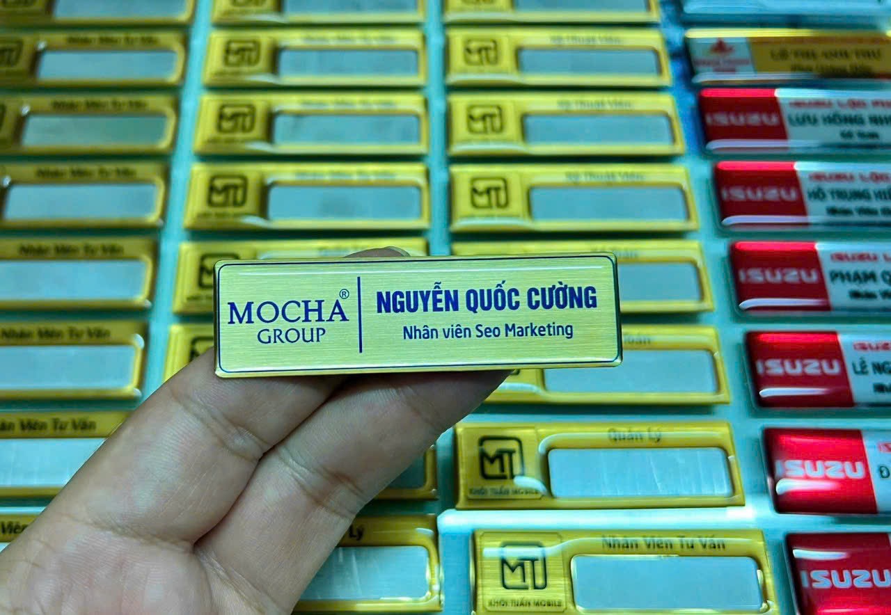 THẺ TÊN CÁC LOẠI
