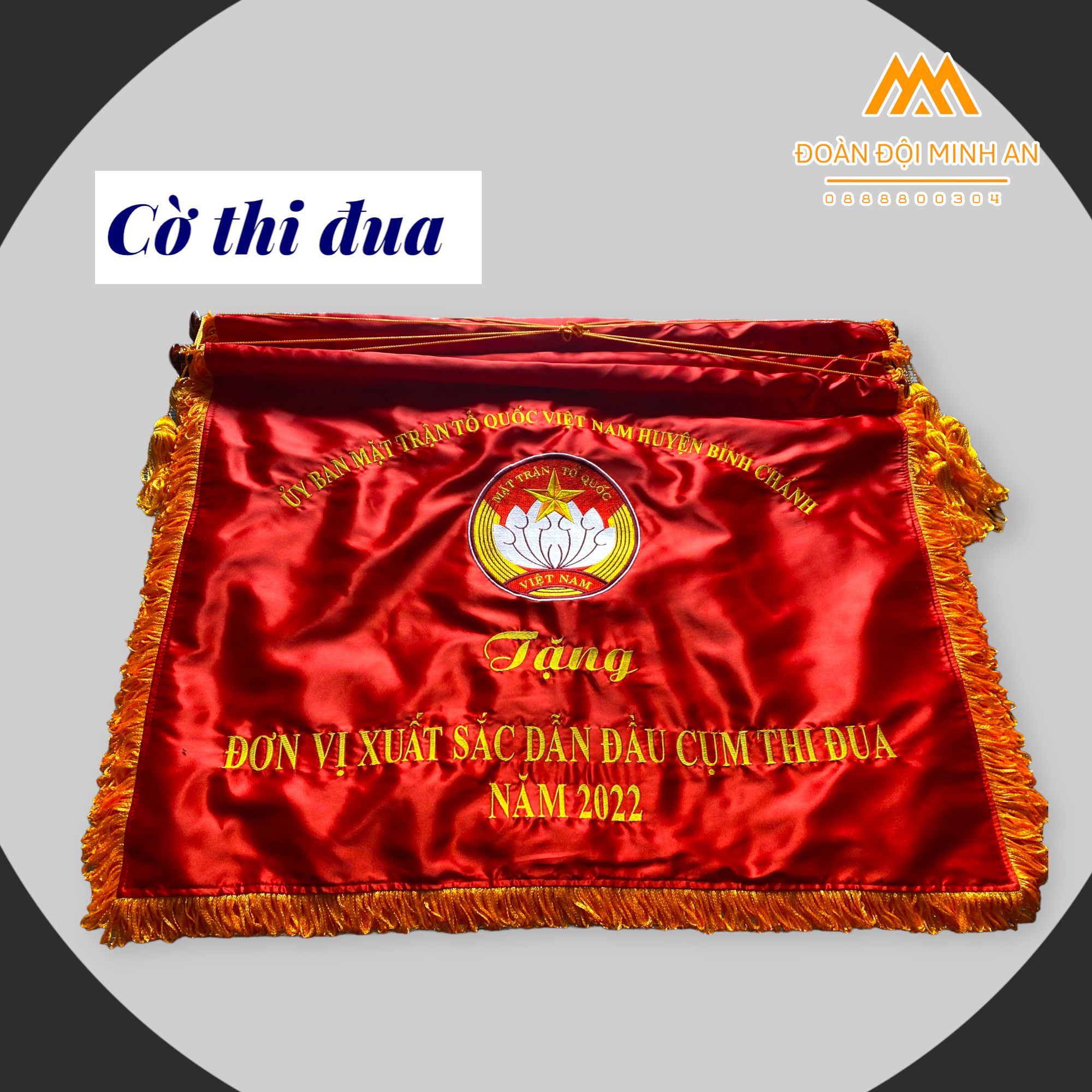 Cờ lưu niệm KT 80cm x 60cm