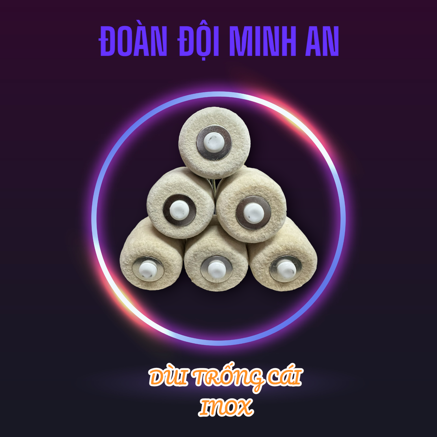 Dùi Trống Cái Cán INOX