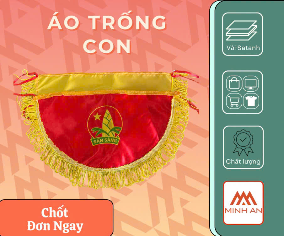 ÁO TRỐNG ĐỘI TNTP HỒ CHÍ MINH