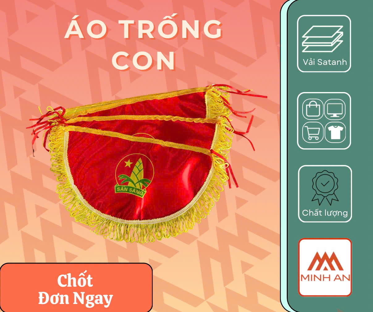ÁO TRỐNG ĐỘI TNTP HỒ CHÍ MINH
