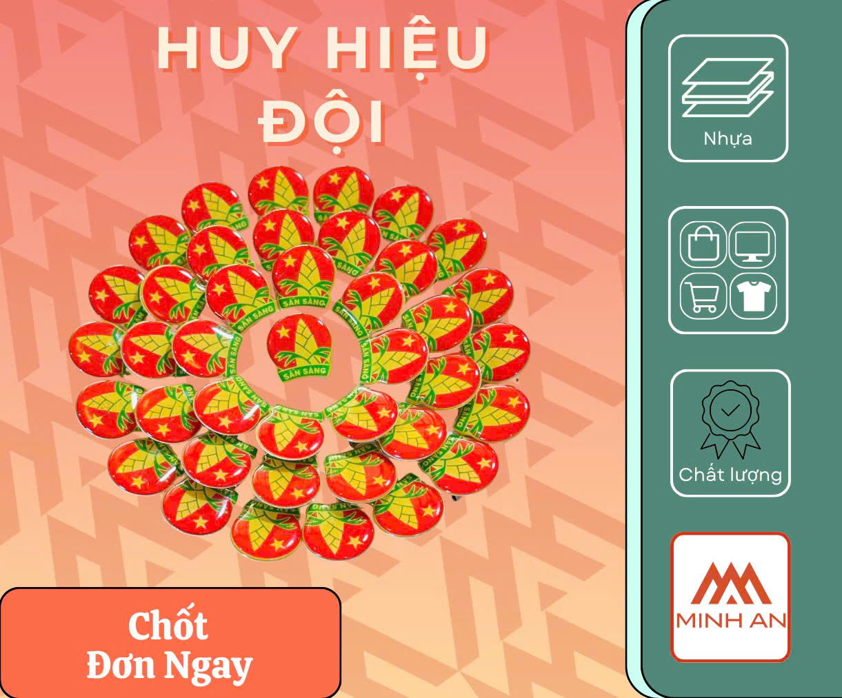 Huy hiệu Đội TNTP Hồ Chí Minh