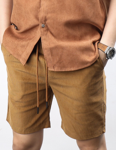 Quần Short Nam Chất Vải Nhung Tăm Dày Dặn, Năng Động, Thoải Mái PUNDO QSPD024