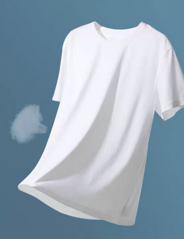 Áo Thun Trơn Nam Nữ Phông Unisex Bigsize Đến 105kg 3 Màu Trắng Đen Xám Vải Cotton Cao Cấp PUNDO ATPD09