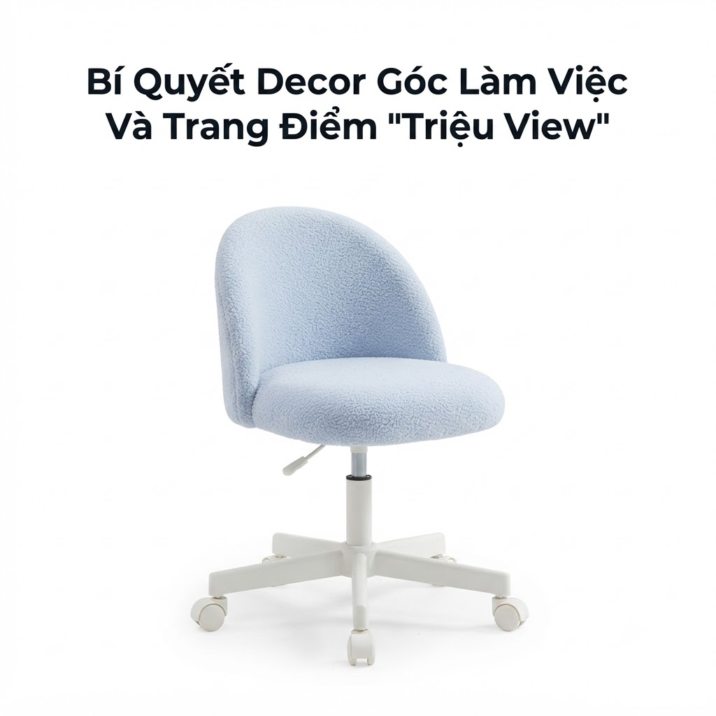 Bí Quyết Decor Góc Làm Việc Và Trang Điểm 
