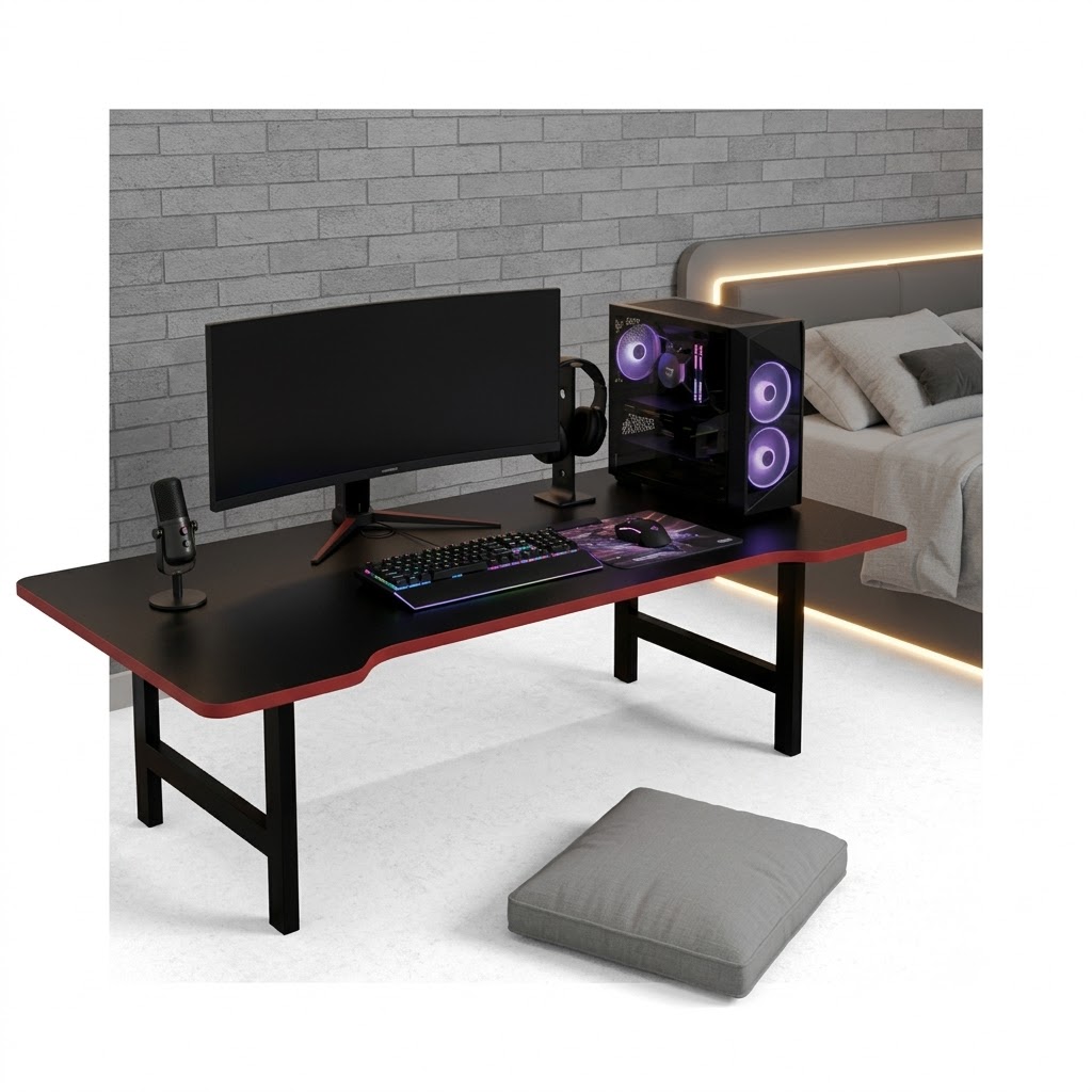 Giải Pháp Cho Gamers & Dân Văn Phòng Thích Ngồi Bệt: Review Bàn Gaming Chân Xếp Gọn UH02 GAME