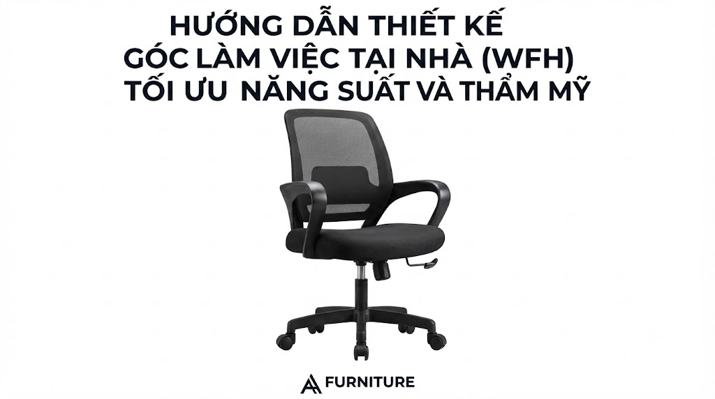 Hướng Dẫn Thiết Kế Góc Làm Việc Tại Nhà (WFH) Tối Ưu Năng Suất Và Thẩm Mỹ