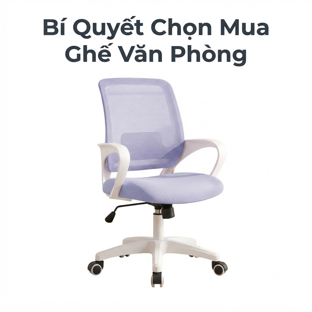 Bí Quyết Chọn Mua Ghế Văn Phòng Lưng Lưới Bảo Vệ Cột Sống Hiệu Quả Cho 8 Tiếng Làm Việc