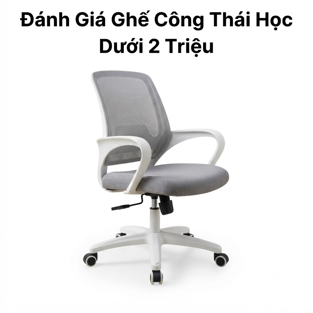 Đánh Giá Ghế Công Thái Học Dưới 2 Triệu: Có Đáng Mua Hay Chỉ Là 