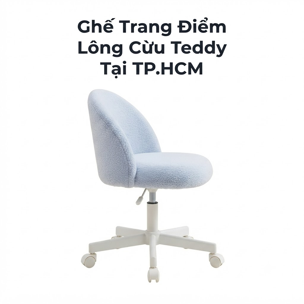 Chính Sách Mua Sắm Và Bảo Hành Khi Sắm Ghế Trang Điểm Lông Cừu Teddy Tại TP.HCM