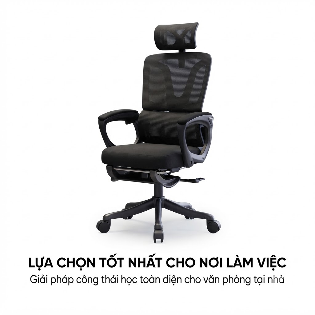 Sự Lựa Chọn Tốt Nhất Cho Bạn: Trải Nghiệm Ghế Công Thái Học 2 Trong 1 Model 006 Đỉnh Cao
