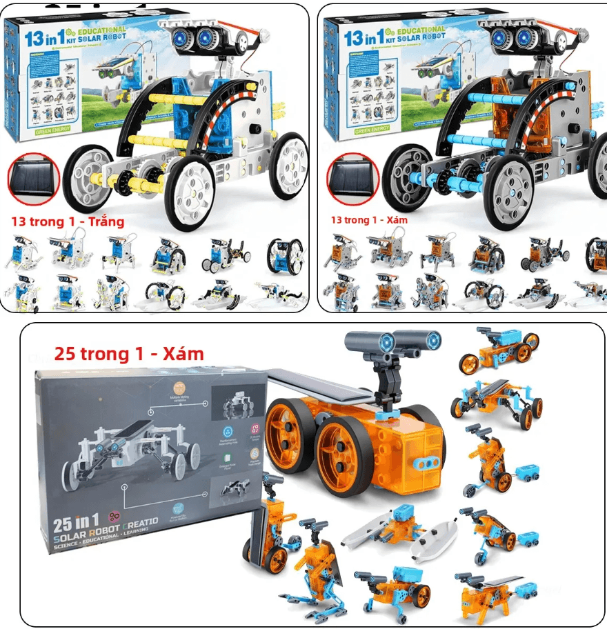 Bộ Robot Năng Lượng Mặt Trời dành cho trẻ em