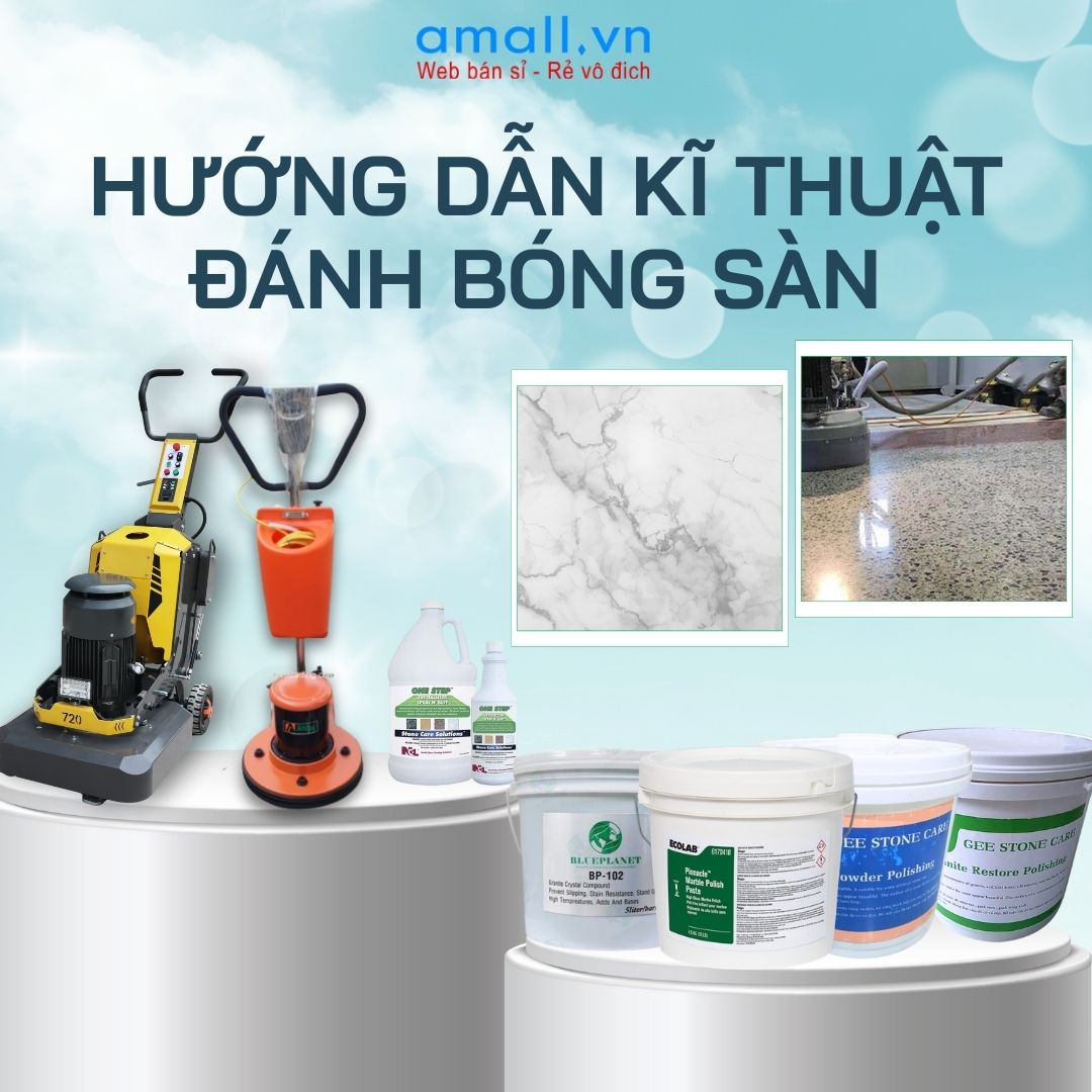 Quy Trình Máy Đánh Bóng Sàn Chuẩn Kỹ Thuật – Giải Pháp Phục Hồi Sàn Bền Đẹp