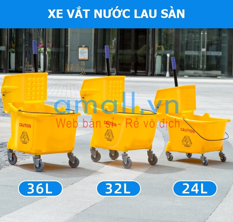 Top 5 Xe Vắt Nước 1 Ngăn Dùng Cho Công Ty Vệ Sinh Công Nghiệp