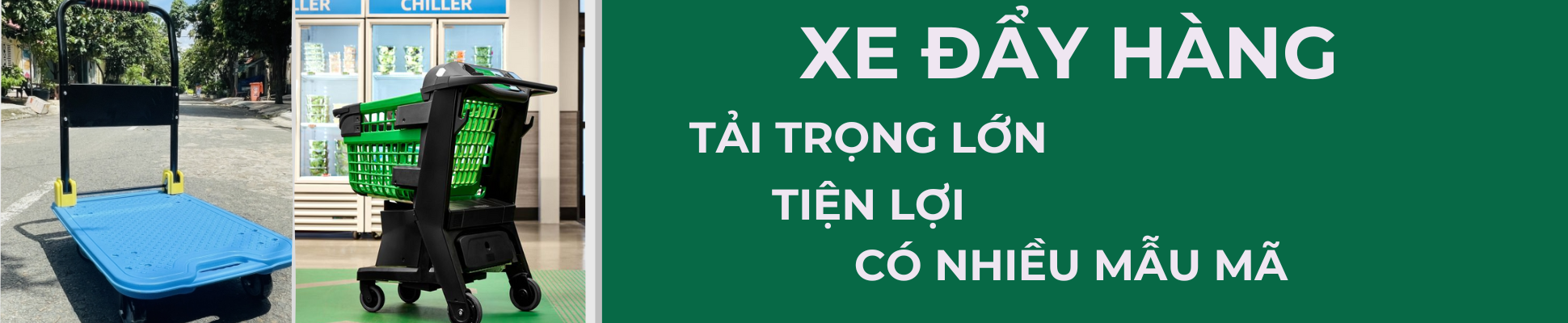 Xe đẩy hàng: Giải pháp vận chuyển hàng hóa hiệu quả