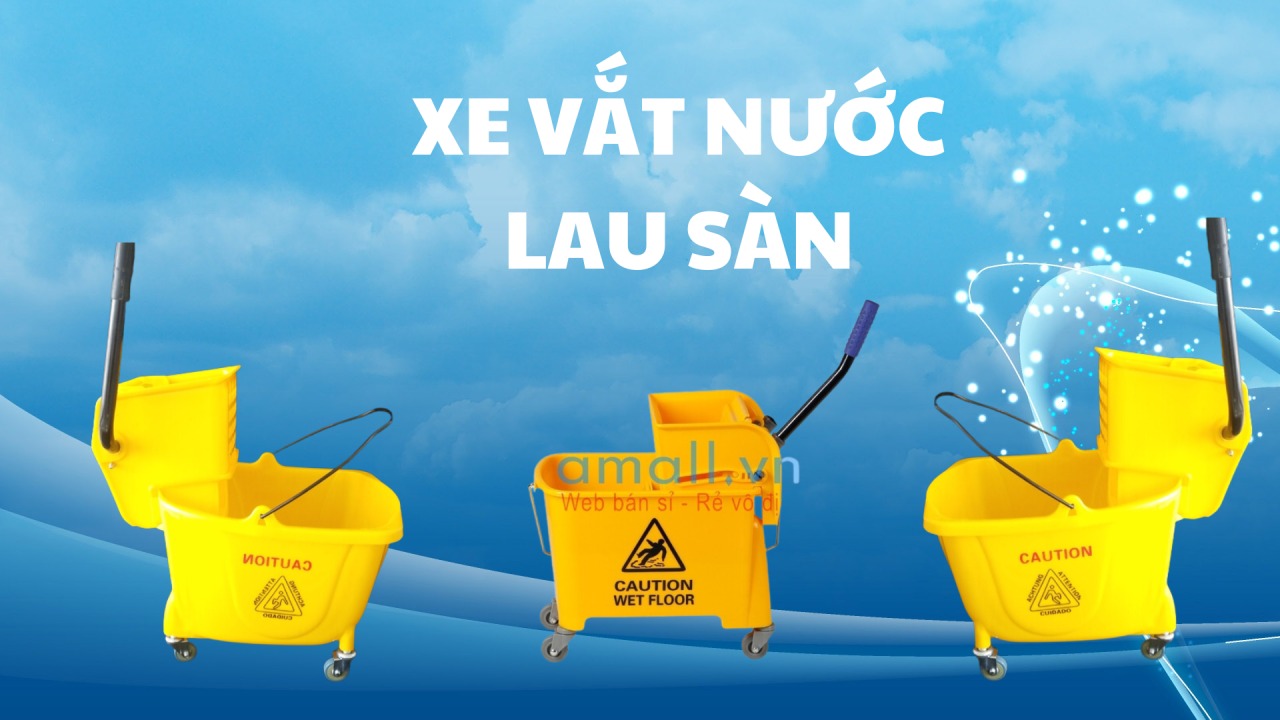 Xe vắt nước lau sàn: Giải pháp tối ưu cho việc lau dọn sàn nhà