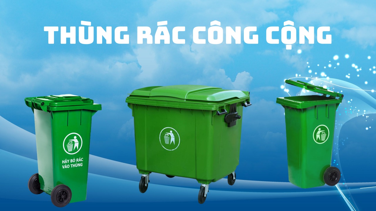 Giữ gìn vệ sinh môi trường và sức khỏe cộng đồng với thùng rác công cộng