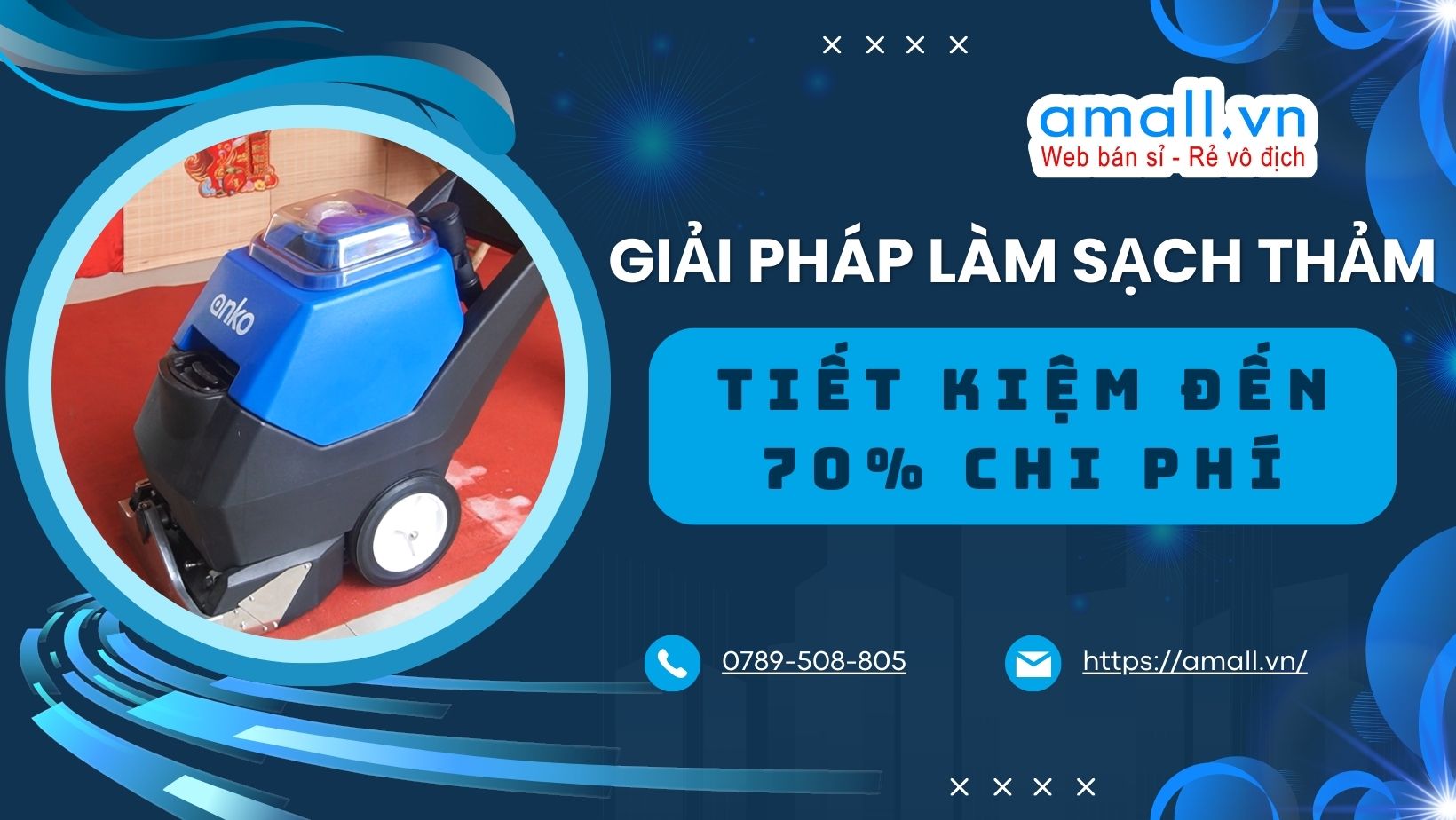 Giải Pháp Làm Sạch Thảm Diện Tích Lớn Cho Văn Phòng, Khách Sạn, Trung Tâm Tiệc Cưới - Tiết Kiệm Đến 70% Chi Phí Với Máy Làm Sạch Thảm 3 Chức Năng AT-5A