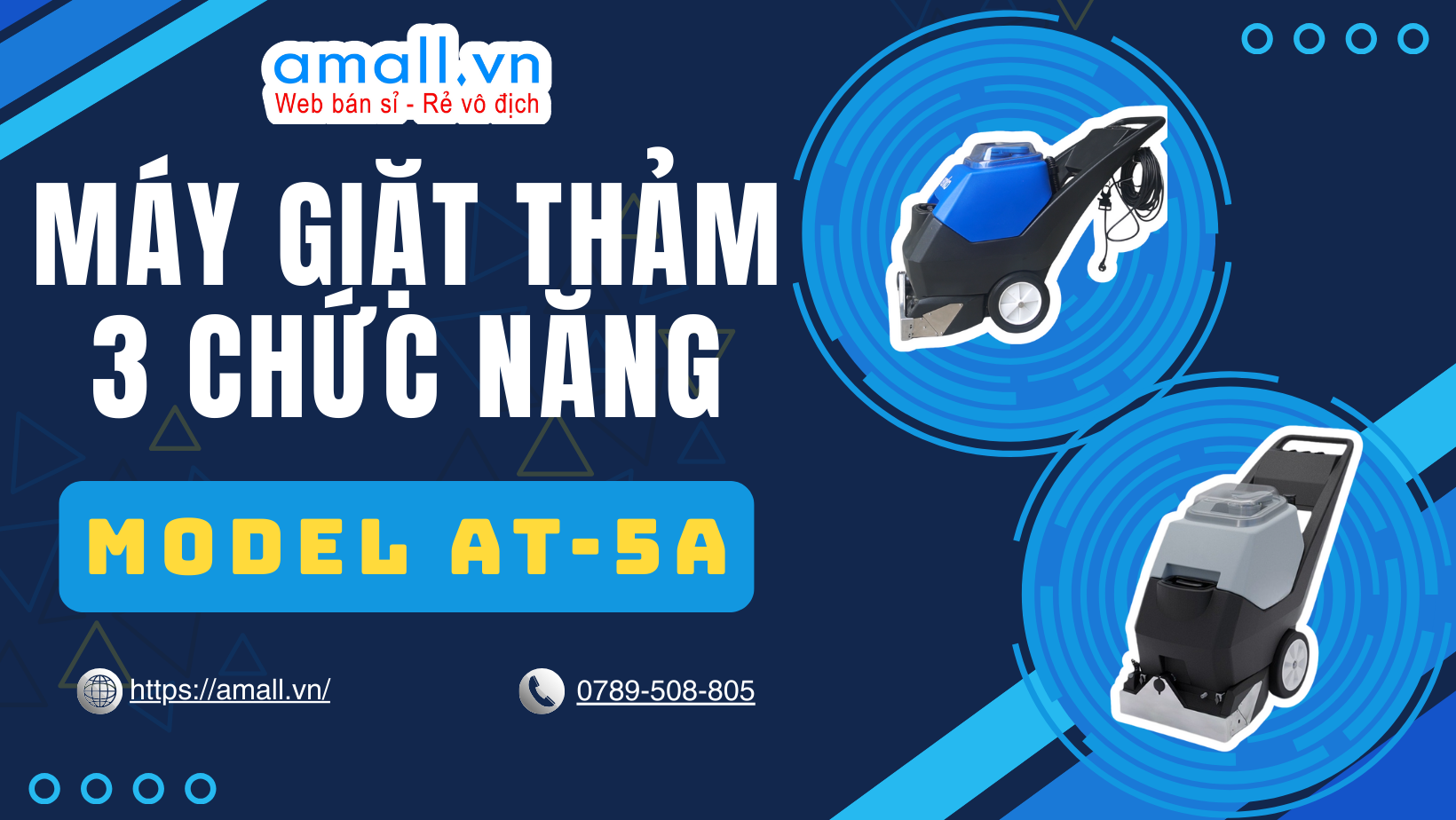 Máy Giặt Thảm Công Nghiệp 3 Chức Năng AT-5A - Trợ Thủ Cho Quy Trình Vệ Sinh Thảm Cho Không Gian Cao Cấp