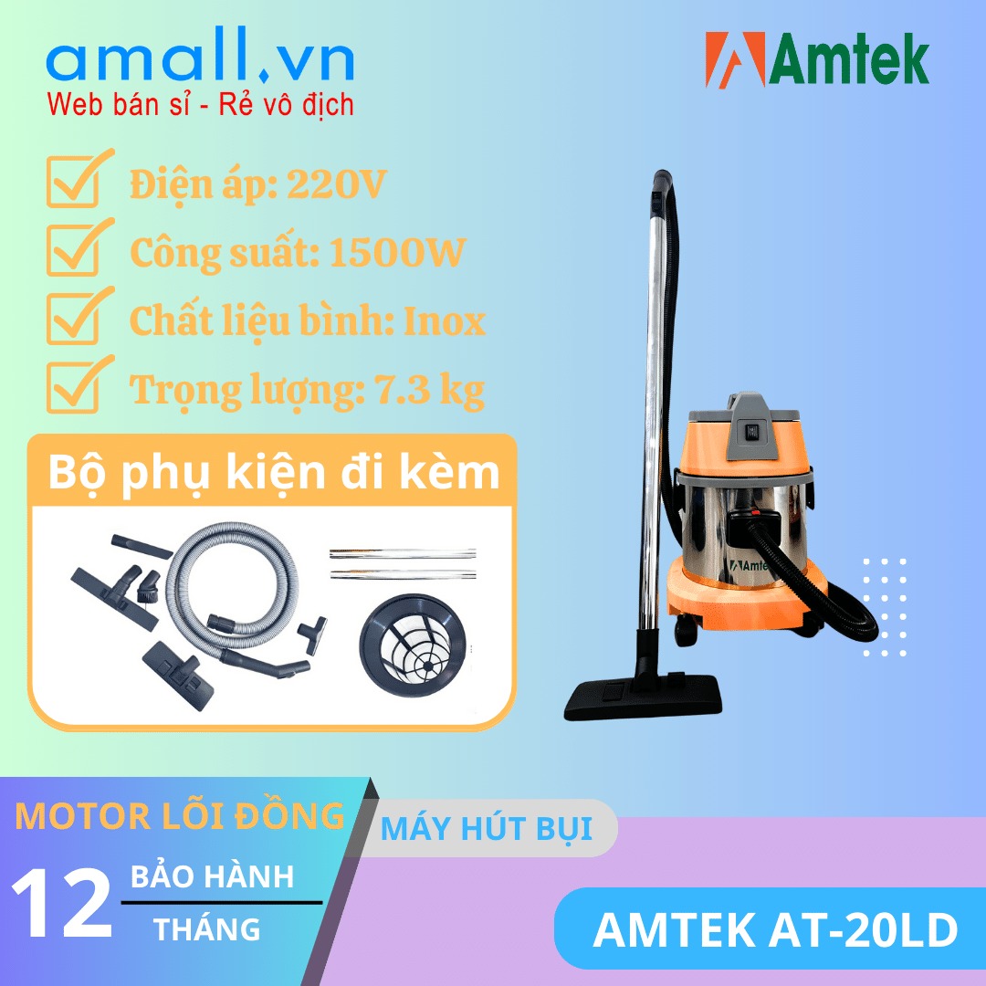 Top các ứng dụng của máy hút bụi khô ướt Amtek AT20-LD