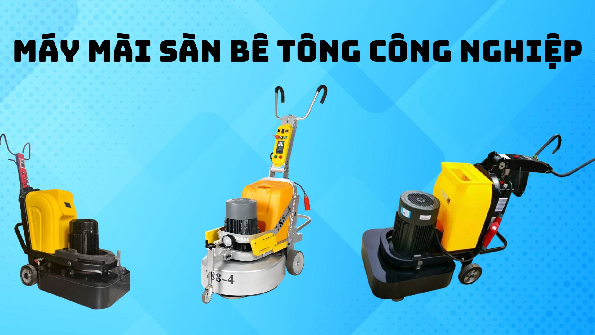 Máy mài sàn bê tông công nghiệp Công cụ hoàn hảo cho sàn sạch và sáng bóng