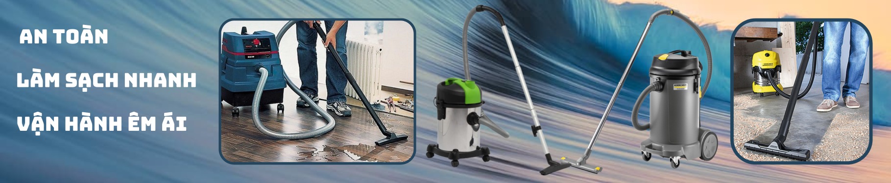 Máy hút bụi và nước