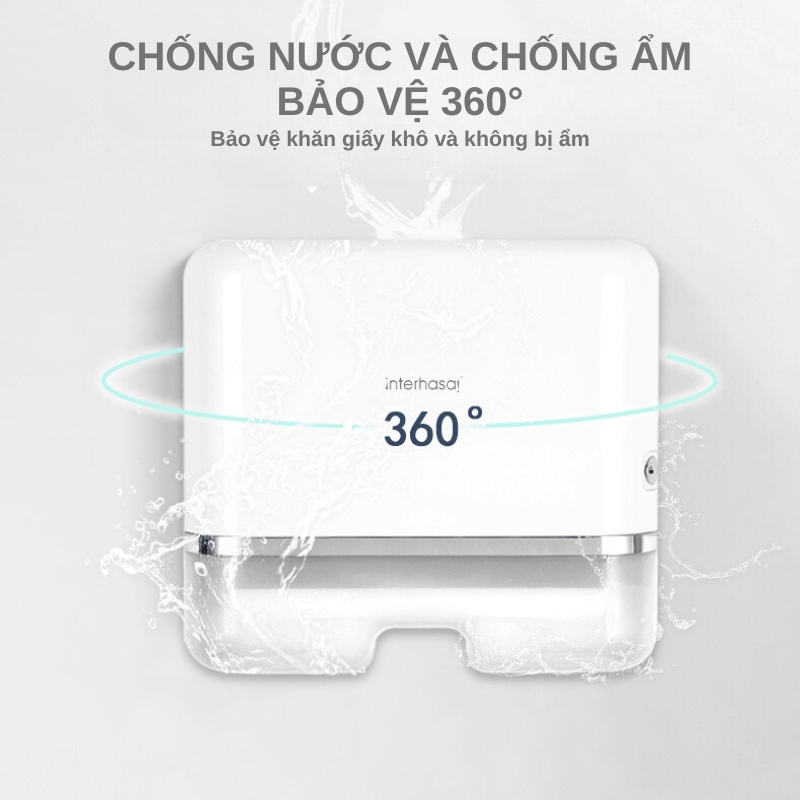 Hộp đựng giấy lau tay treo tường Interhasa E6005